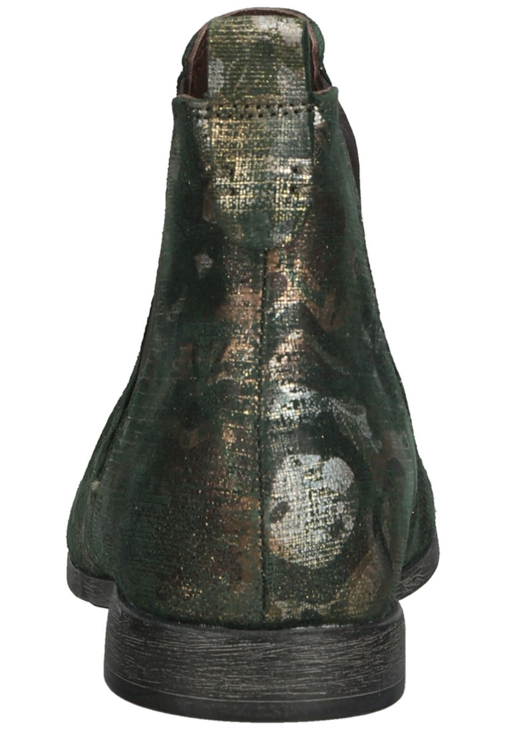 Think! Stiefelette Veloursleder/Textil Olive