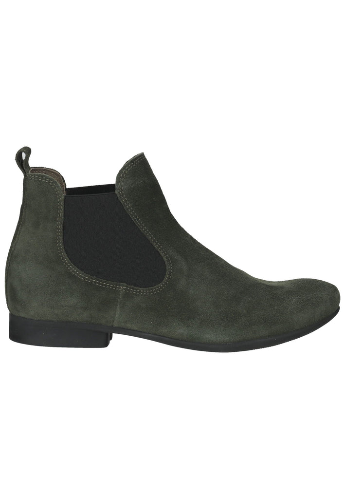 Think! Stiefelette Veloursleder/Textil Olive