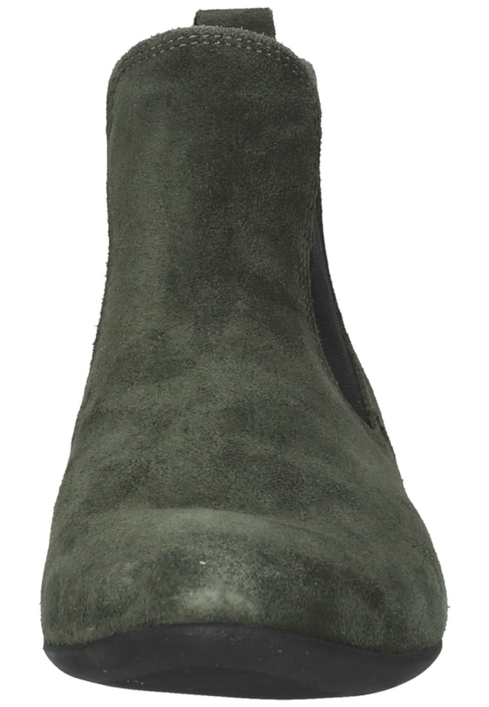 Think! Stiefelette Veloursleder/Textil Olive