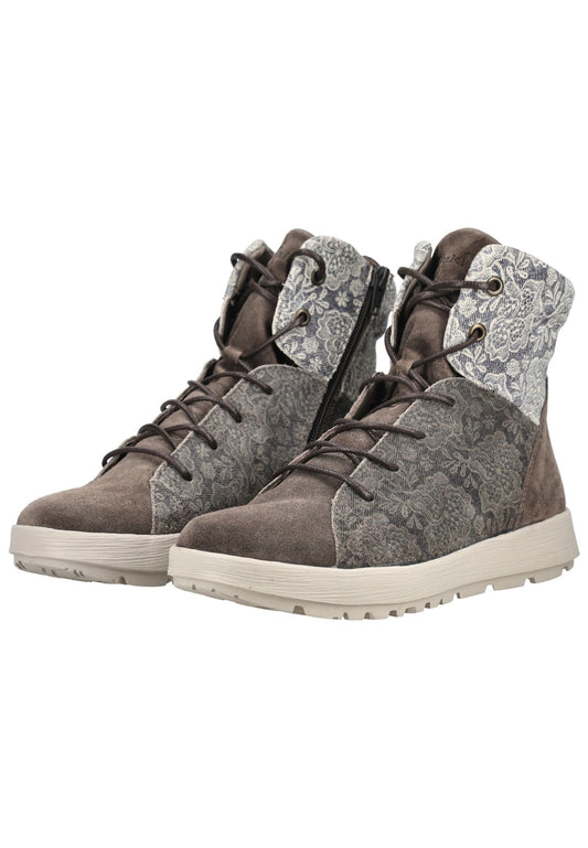 Think! Stiefelette Veloursleder/Textil Pepper
