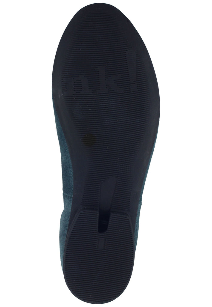 Think! Stiefelette Veloursleder/Textil Petrol