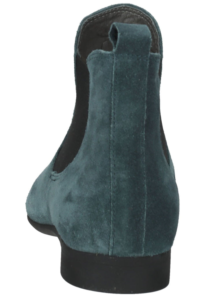 Think! Stiefelette Veloursleder/Textil Petrol