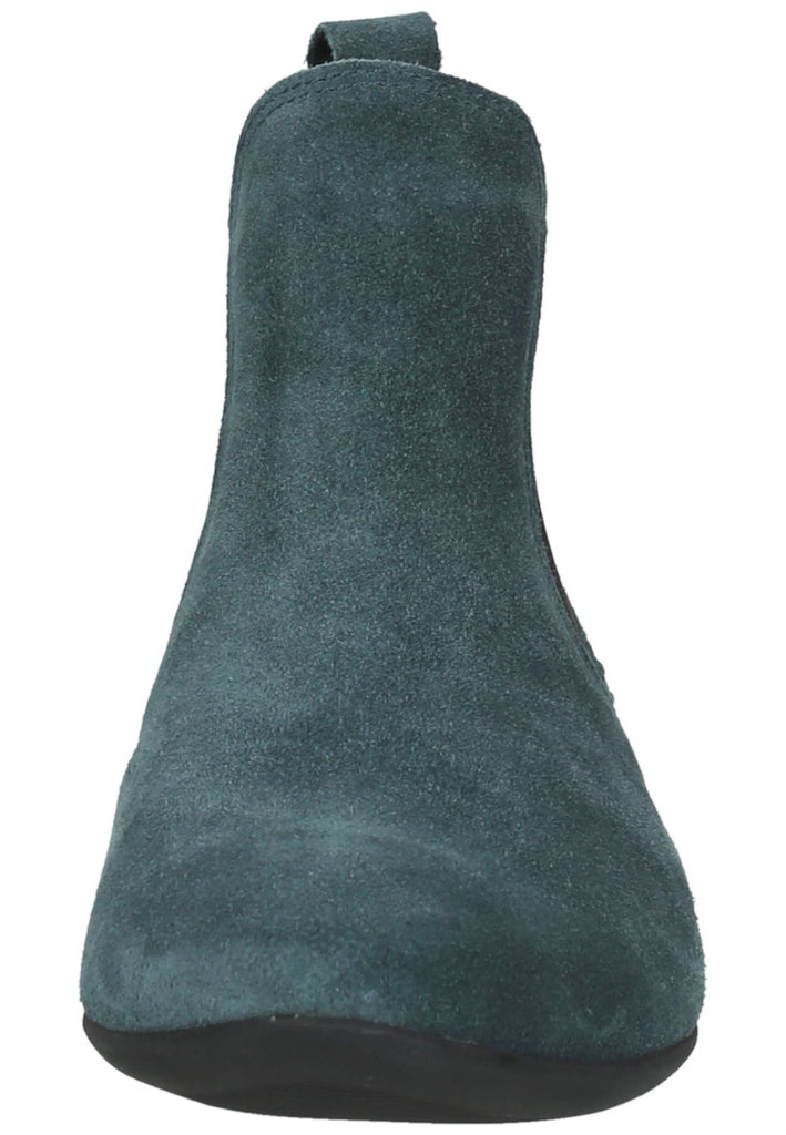 Think! Stiefelette Veloursleder/Textil Petrol