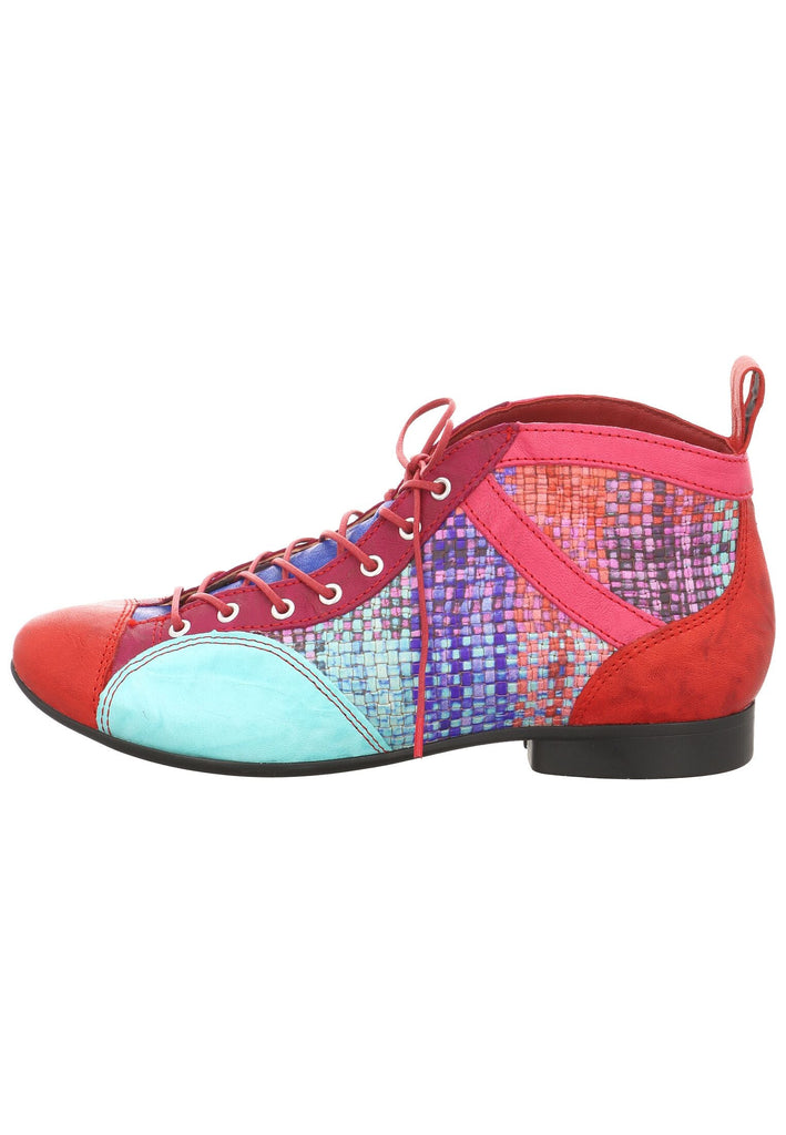 Stiefeletten Think! Stiefelette Leder Blau/Multi