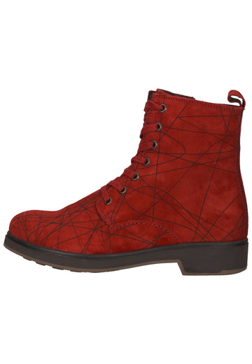 Stiefeletten Think! Stiefelette Leder Rot