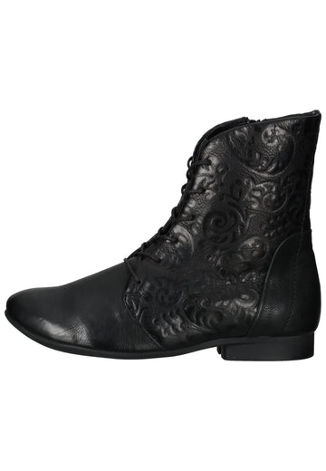 Stiefeletten Think! Stiefelette Leder Schwarz Kombi