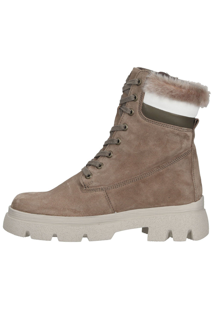 Stiefeletten Think! Stiefelette Veloursleder Stone Warmfutter