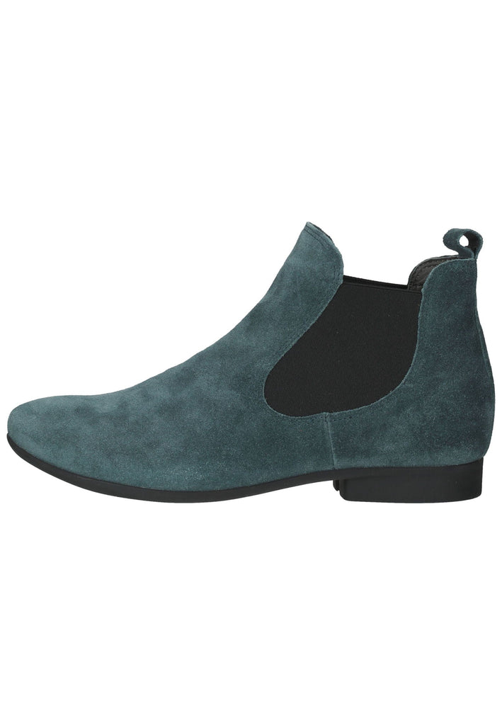 Stiefeletten Think! Stiefelette Veloursleder/Textil Petrol