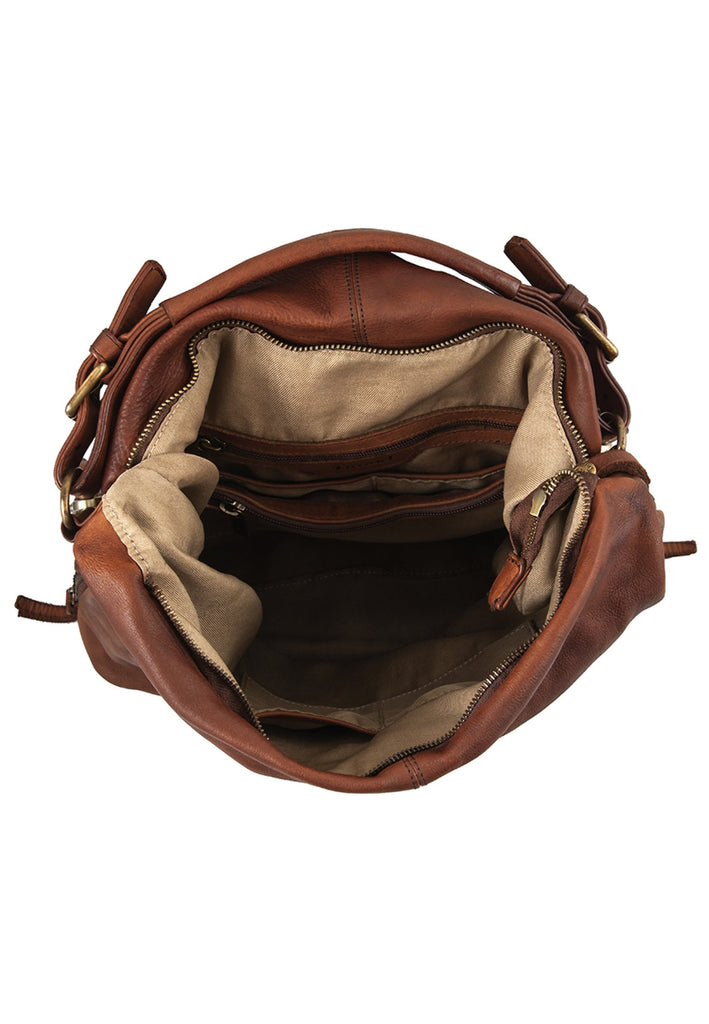 Think! Taschen Leder Cognac