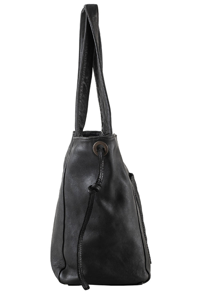 Think! Taschen Leder Grau