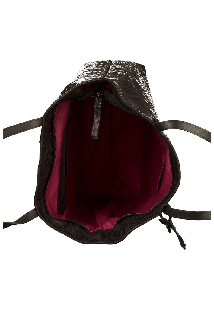 Think! Taschen Leder Schwarz