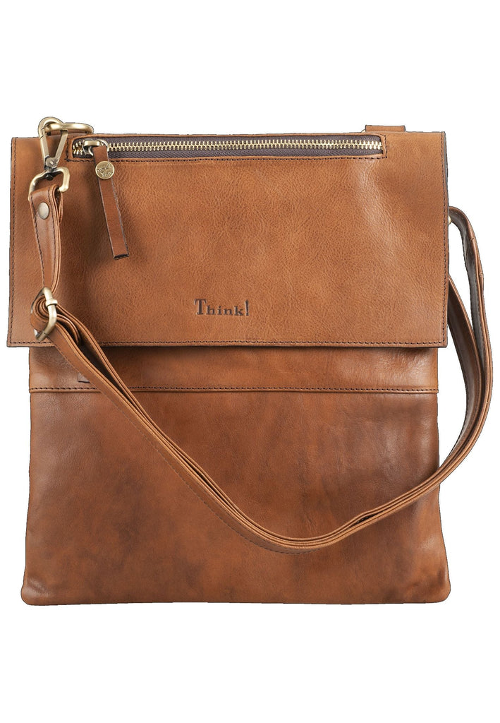 Think! Taschen Nappaleder Kastanie