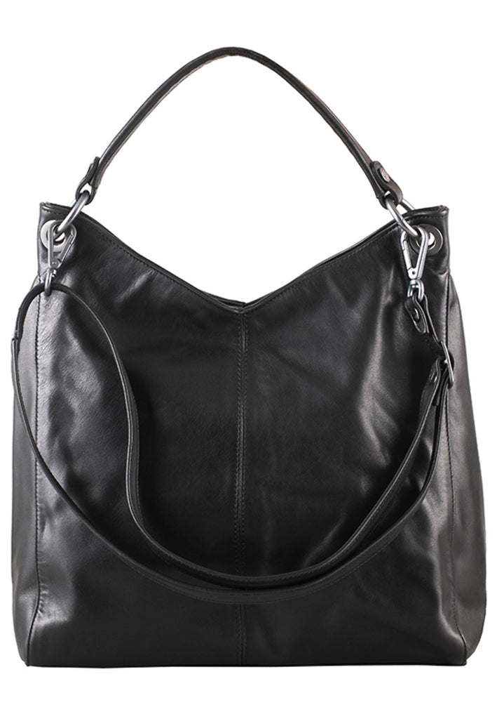 Think! Taschen Nappaleder Schwarz