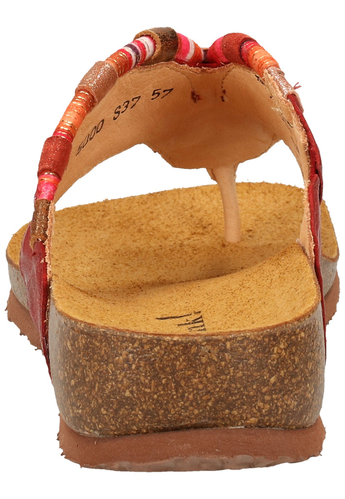 Think! Zehensteg Glattleder Cherry