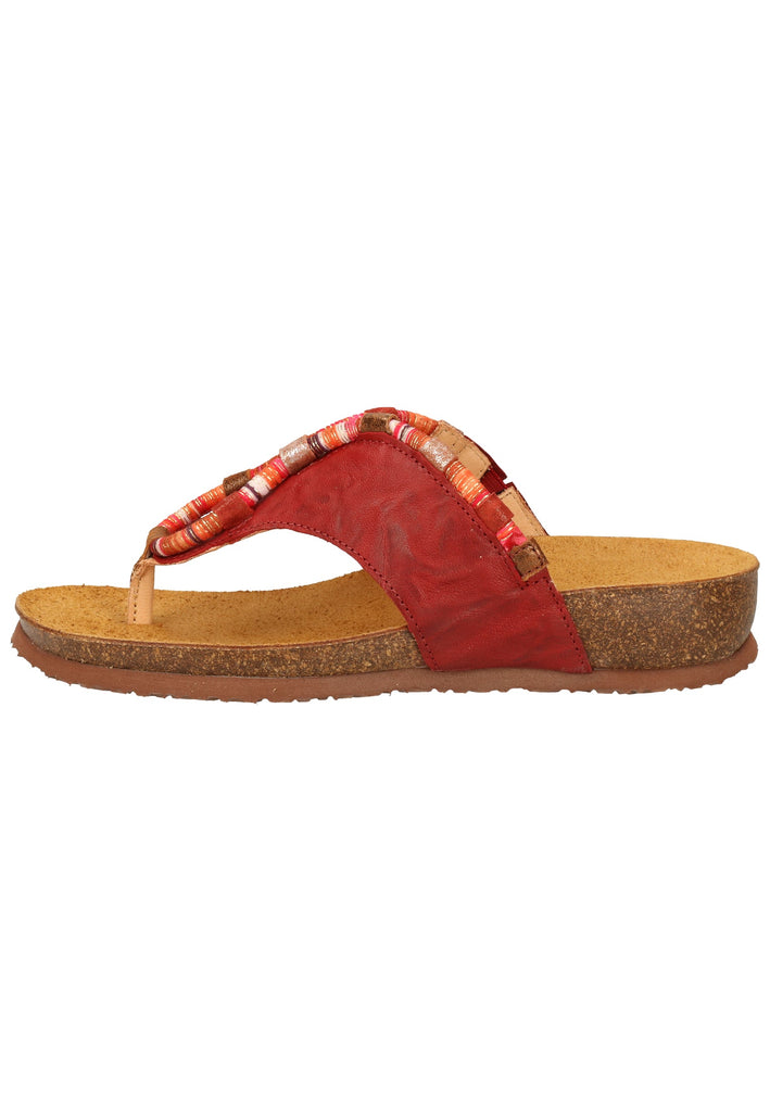 Think! Zehensteg Glattleder Cherry