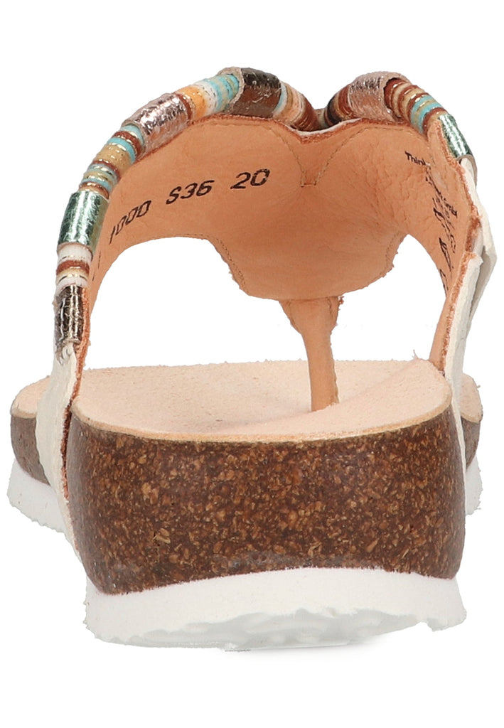 Think! Zehensteg Glattleder Ivory