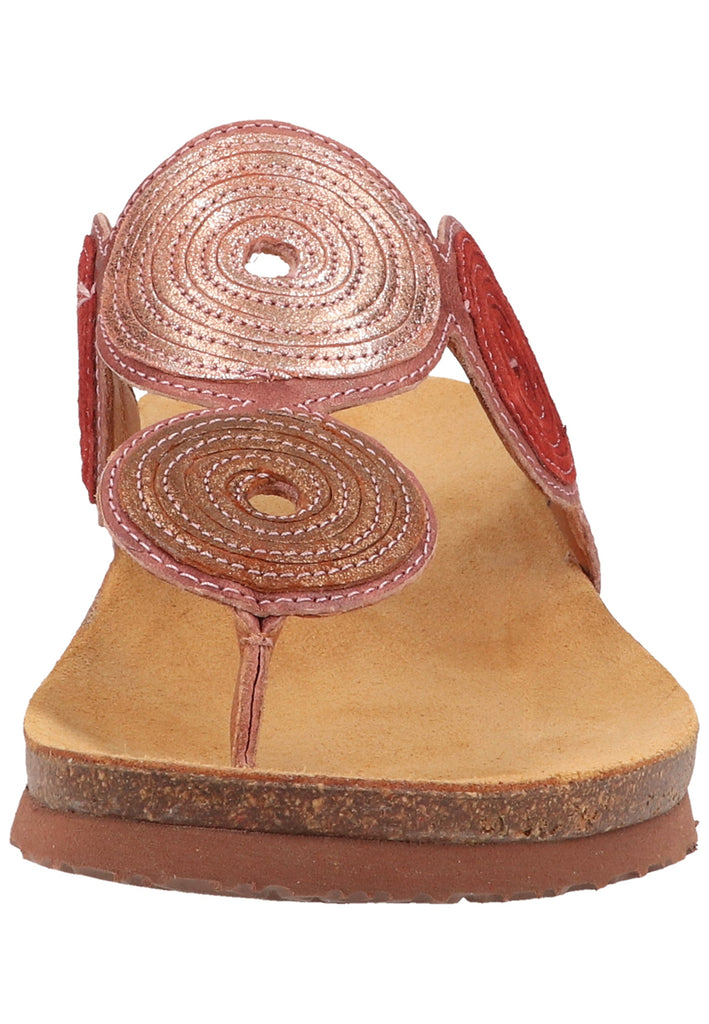 Think! Zehensteg Glattleder Rosa