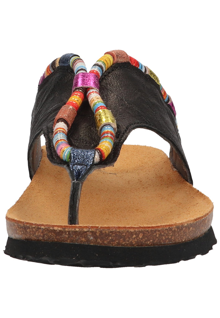 Think! Zehensteg Glattleder Schwarz