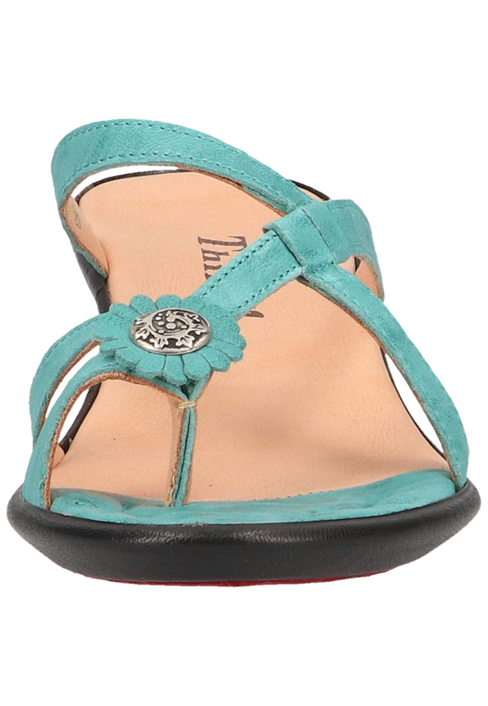 Think! Zehensteg Glattleder Türkis