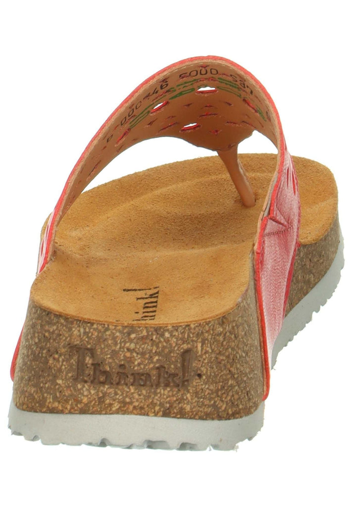 Think! Zehensteg Leder Pink