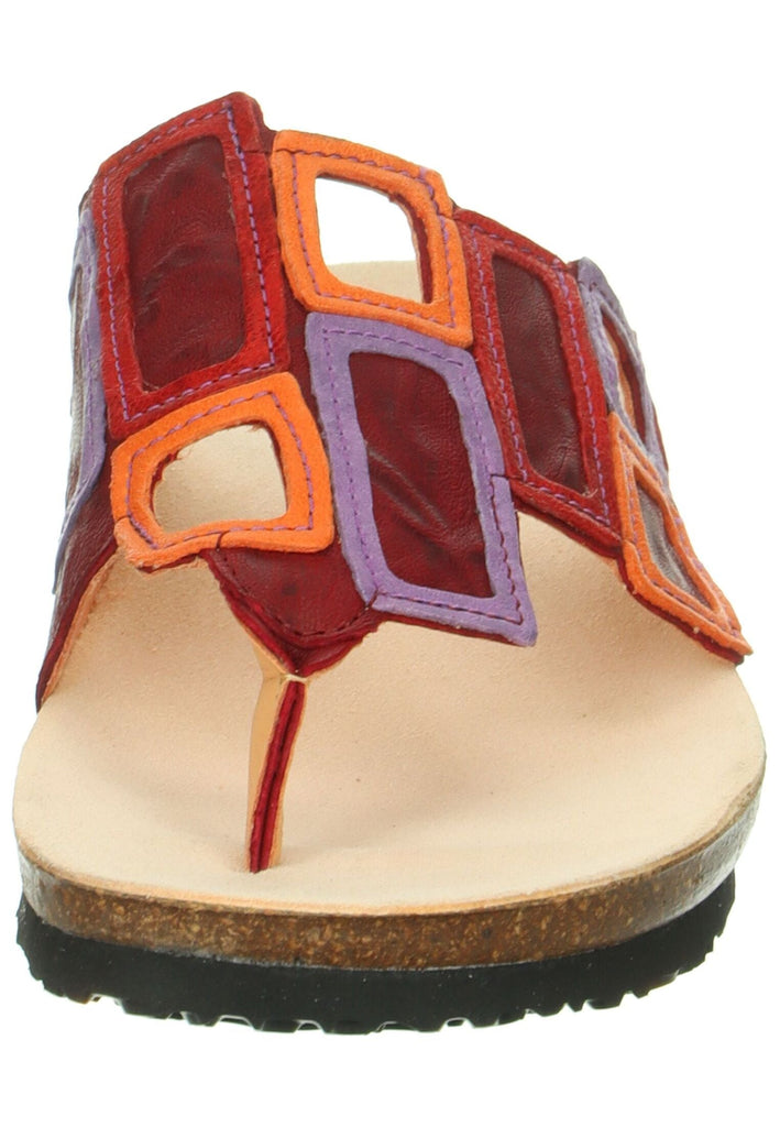 Think! Zehensteg Nappaleder Rot/Pink