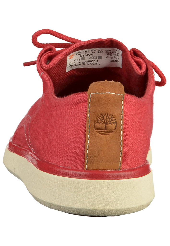 Timberland Halbschuhe Leder/Textil Rot