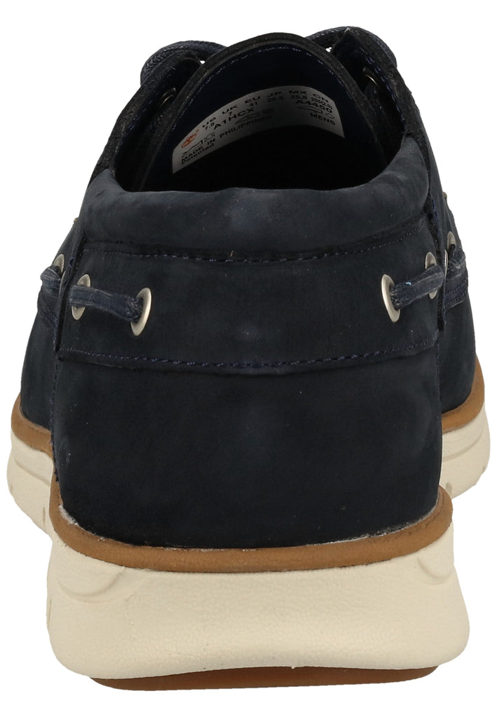 Timberland Halbschuhe Nubukleder Navy