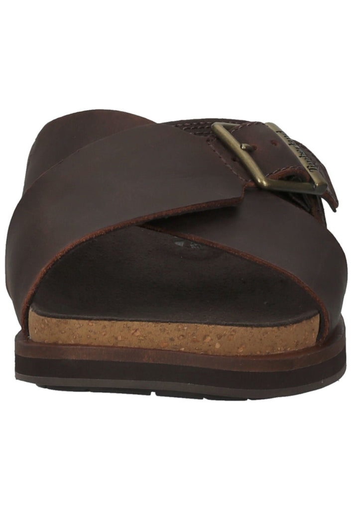Timberland Pantoletten Leder Dunkelbraun