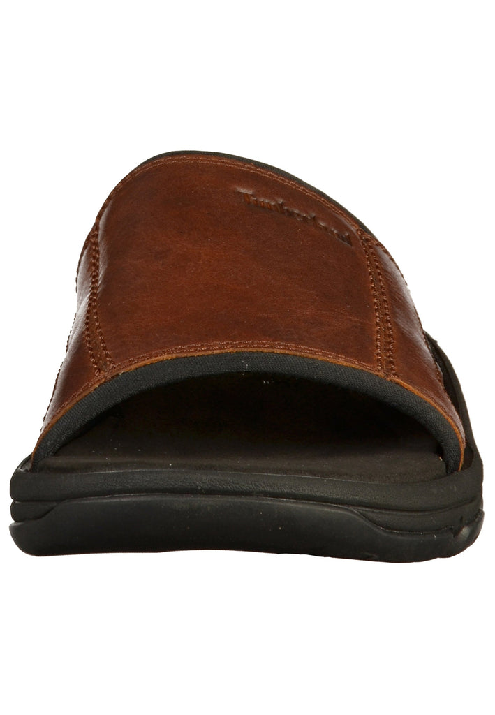 Timberland Pantoletten Leder/Textil Braun