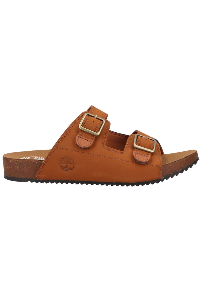 Timberland Pantoletten Lederimitat Braun