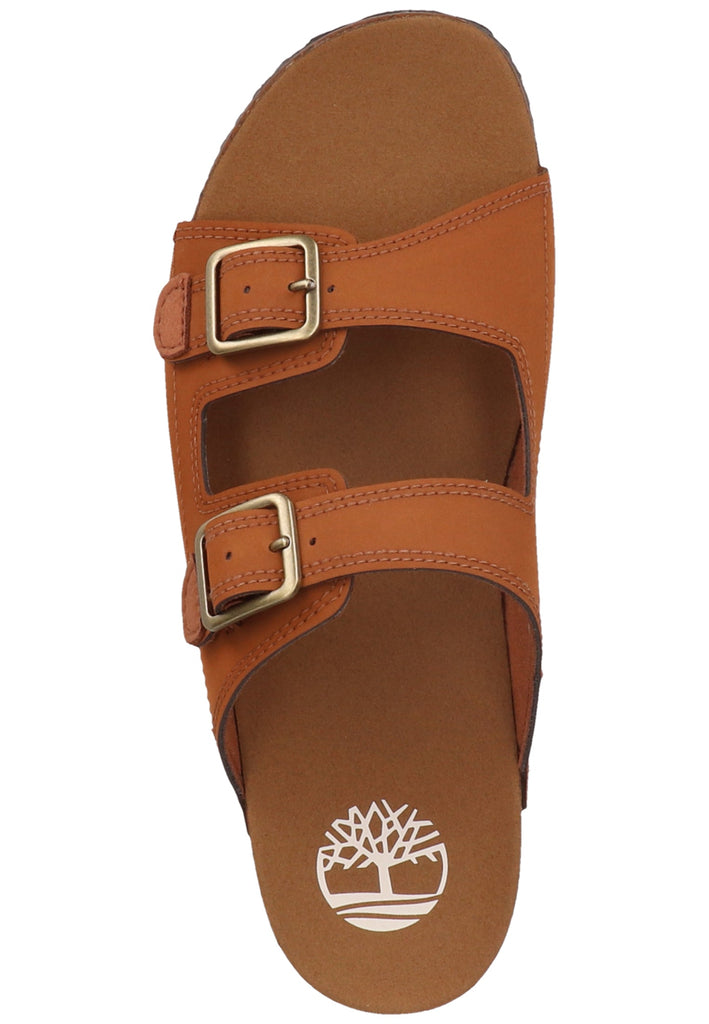 Timberland Pantoletten Lederimitat Braun
