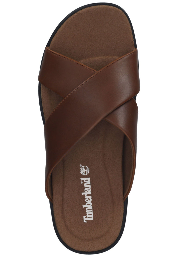 Pantoletten Timberland Pantoletten Leder Cognac