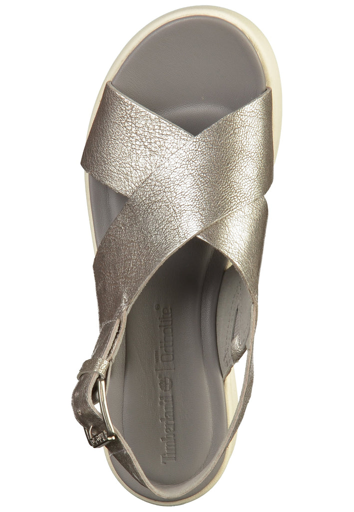 Timberland Sandalen Leder Silber