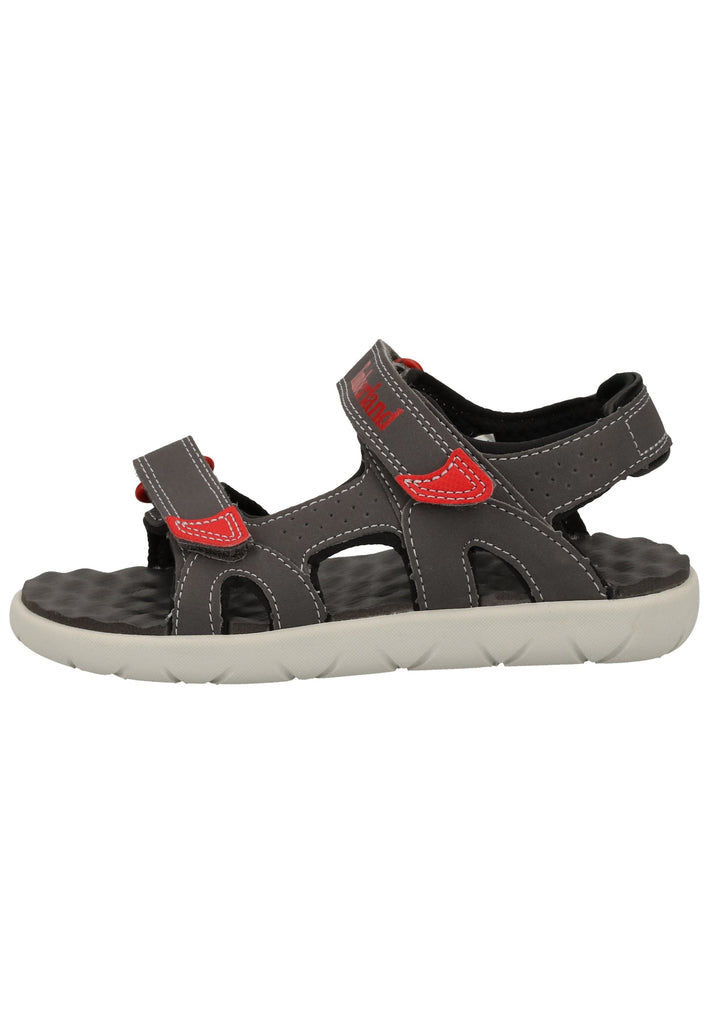 Timberland Sandalen Lederimitat Grau/Rot