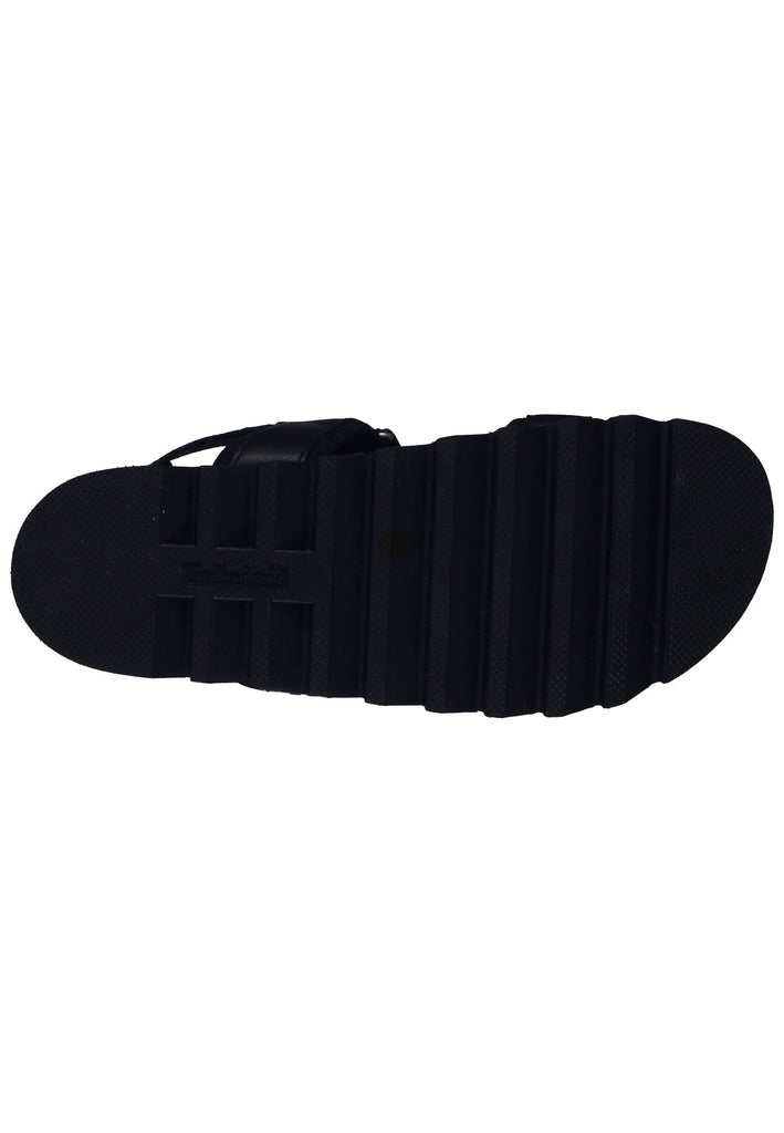 Timberland Sandalen Lederimitat Schwarz