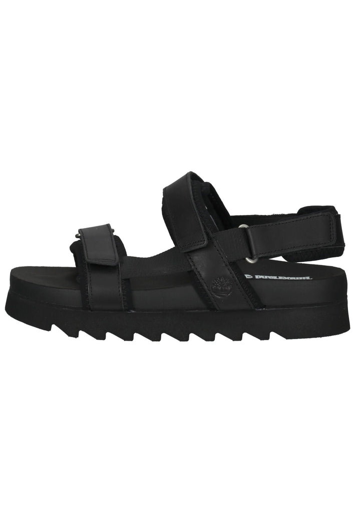 Timberland Sandalen Lederimitat Schwarz