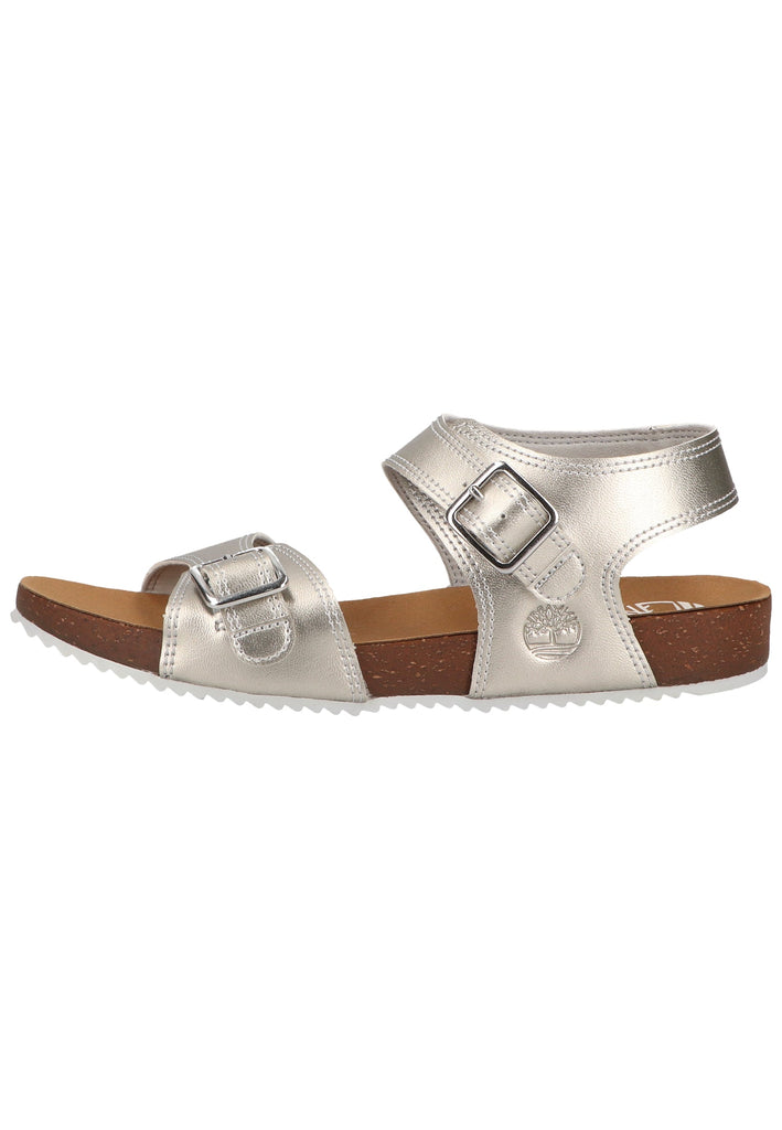 Timberland Sandalen Lederimitat Silber