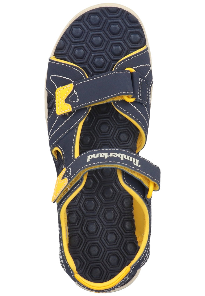 Timberland Sandalen Lederimitat/Textil Blau/Gelb