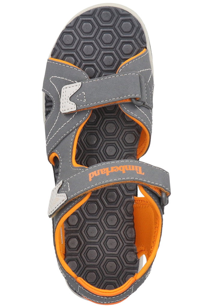 Timberland Sandalen Lederimitat/Textil Grau/Orange