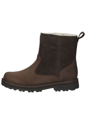 Stiefeletten Timberland Stiefelette Leder Dunkelbraun Warmfutter