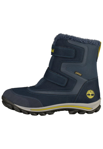 Stiefeletten Timberland Stiefelette Leder/Synthetik Dunkelblau Warmfutter