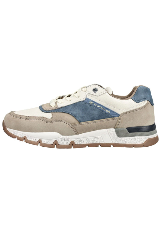 Tom Tailor Sneaker Lederimitat/Textil Beige