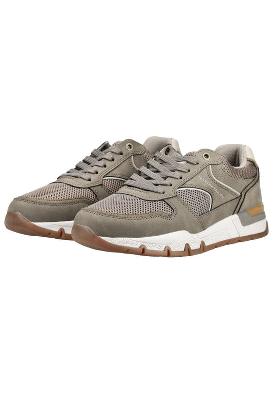 Tom Tailor Sneaker Lederimitat/Textil Braun