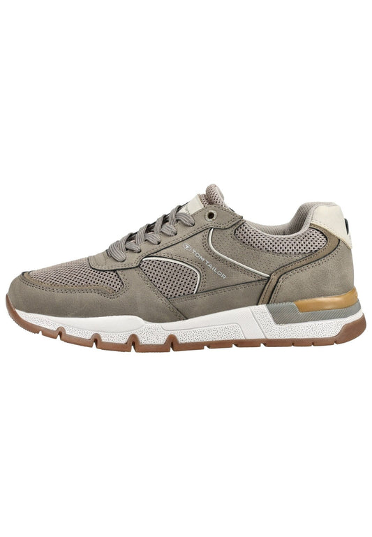 Tom Tailor Sneaker Lederimitat/Textil Braun