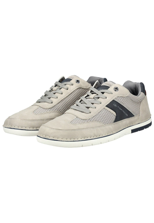 Tom Tailor Sneaker Lederimitat/Textil Grau