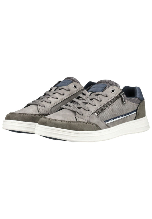 Tom Tailor Sneaker Lederimitat/Textil Grau