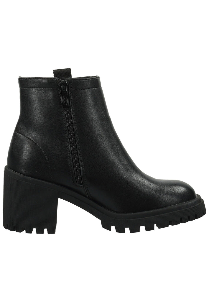 Tom Tailor Stiefel Lederimitat Schwarz Warmfutter