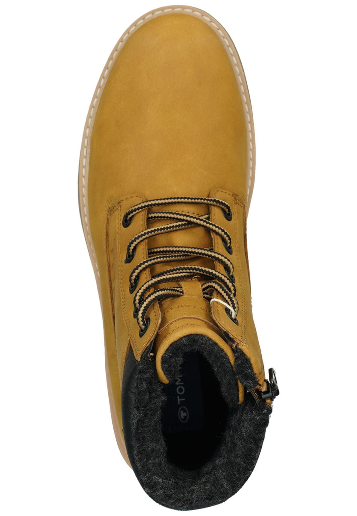 Tom Tailor Stiefel Lederimitat/Textil Camel Warmfutter