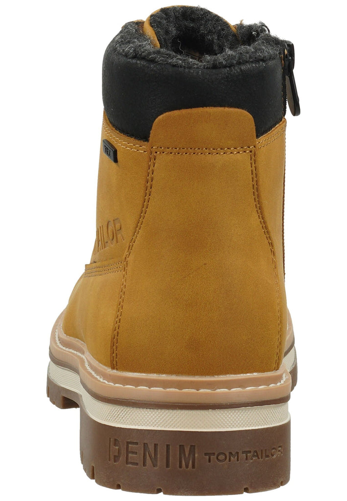 Tom Tailor Stiefel Lederimitat/Textil Camel Warmfutter