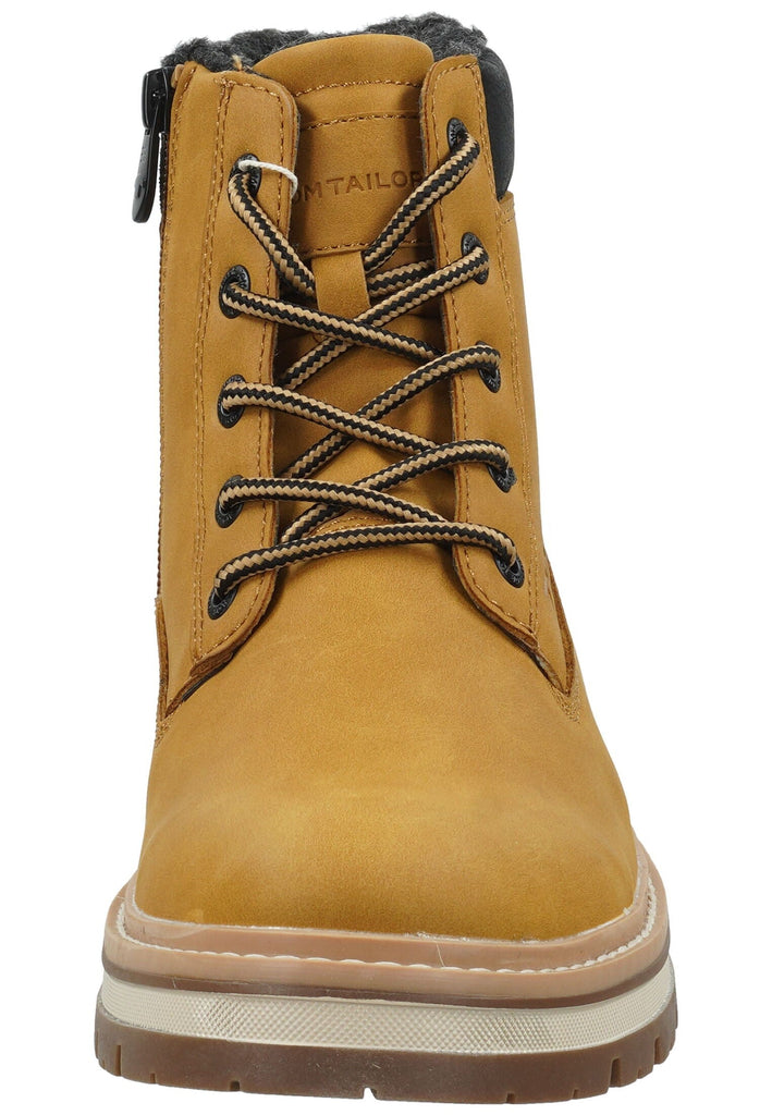 Tom Tailor Stiefel Lederimitat/Textil Camel Warmfutter